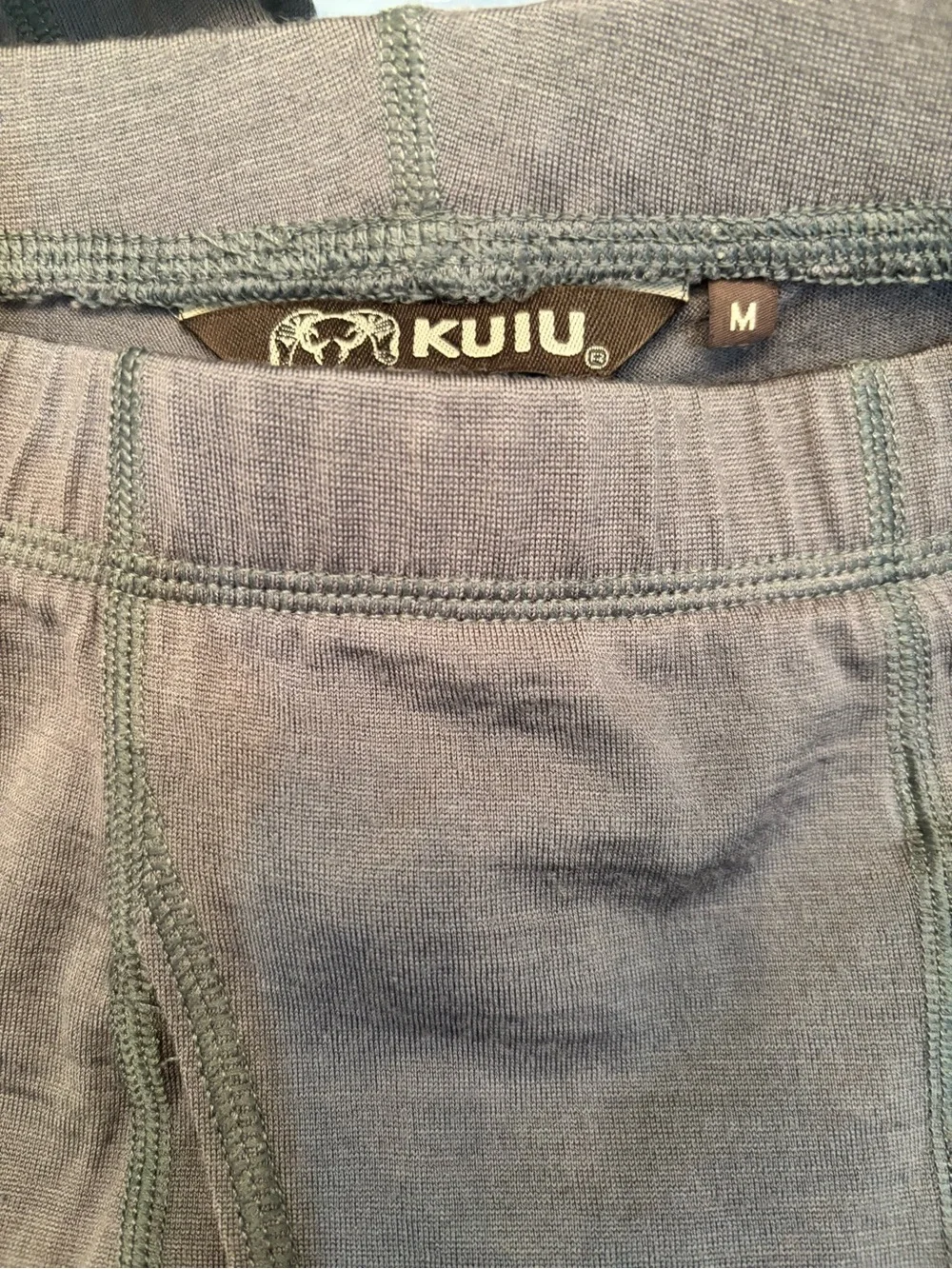 KUIU Men's Gray Base Layer Long Johns